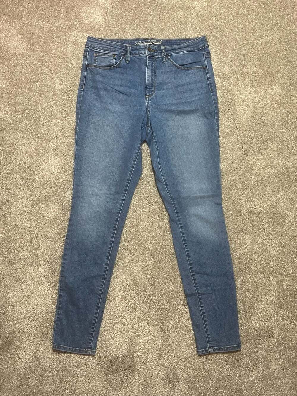 Universal Thread High Rise Skinny Jeans Blue Denim